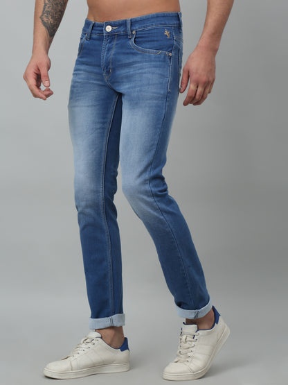 Men's Ultra Narrow fit Heavy Fade Blue  Jeans