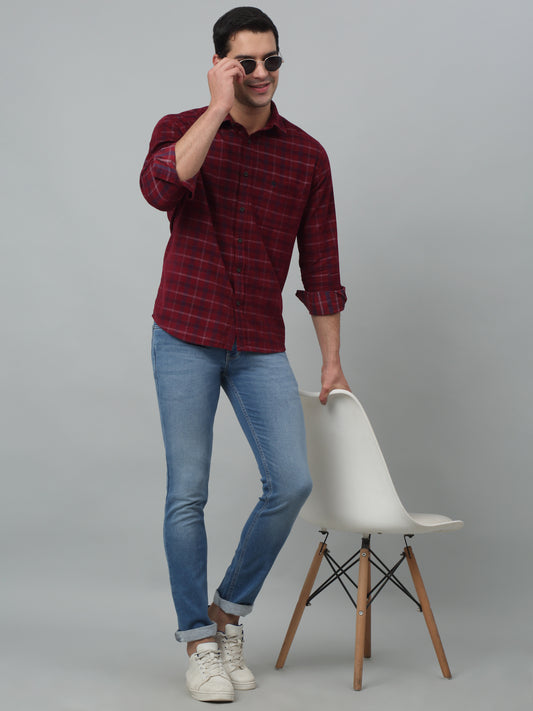 Denim Jeans for Men l Breathable & Soft with Color Fastness Ultra Narrow Fit Cotton Fabric Solid Pattern Button Closure