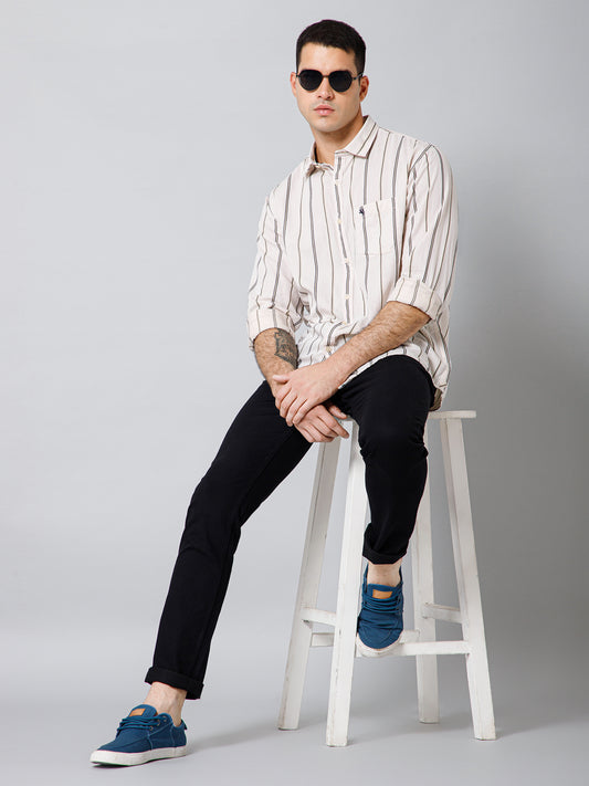 Denim Jeans for Men l Breathable & Soft with Color Fastness Ultra Narrow Fit Cotton Fabric Solid Pattern Button Closure