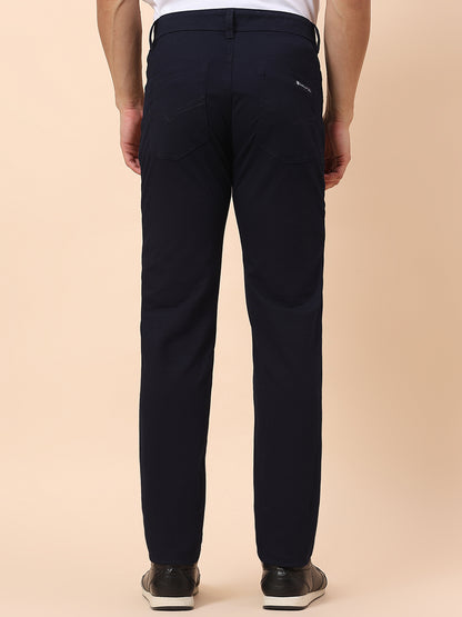 Denim Jeans for Men | Breathable & Soft with Color Fastness Straight Fit Poly Cotton Fabric Solid Pattern Button Closure