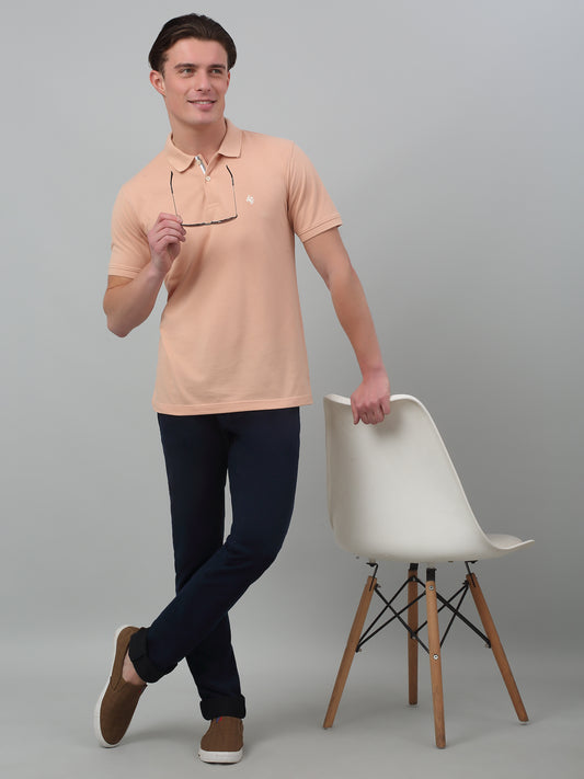 Denim Jeans for Men l Breathable & Soft with Color Fastness Narrow Fit Cotton Fabric Solid Pattern Button Closure