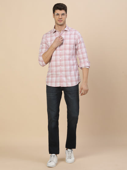 Denim Jeans for Men | Breathable & Soft with Color Fastness Straight Fit Poly Cotton Fabric Solid Pattern Button Closure