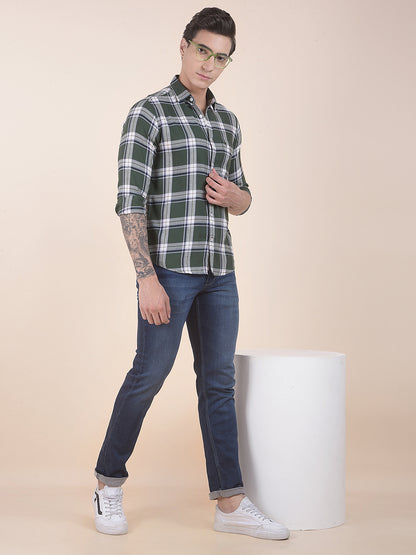 Men's Dark Indigo Slim Fit Casual Denim Jeans