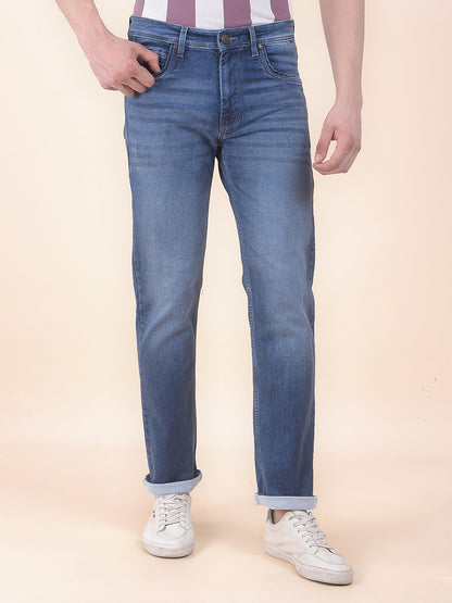 Men's Hillium Slim Fit Casual Denim Jeans