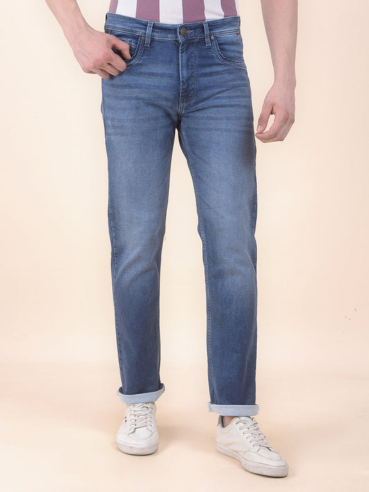 Men's Hillium Slim Fit Casual Denim Jeans