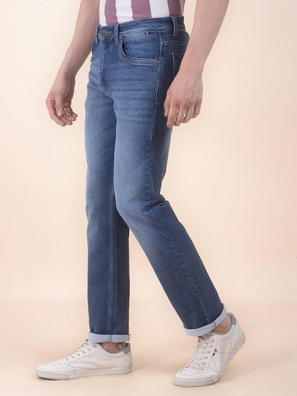 Men's Hillium Slim Fit Casual Denim Jeans