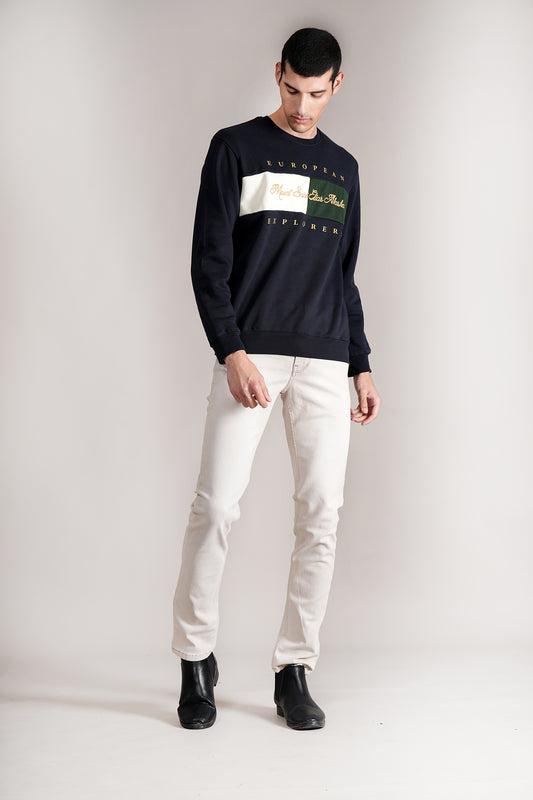 Denim Jeans for Men l Breathable & Soft with Color Fastness Ultra Narrow Fit Cotton Fabric Solid Pattern Button Closure