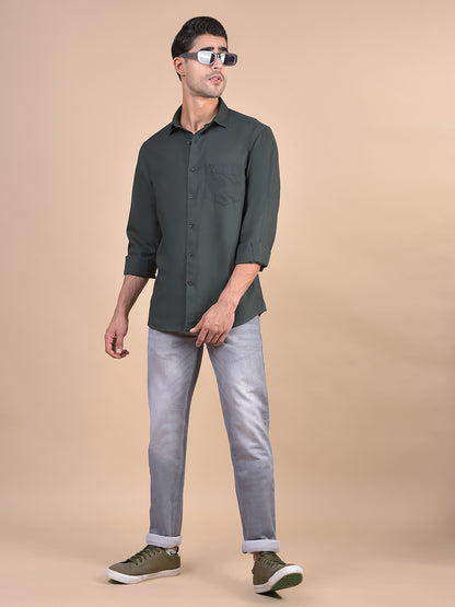 Denim Jeans for Men l Breathable & Soft with Color Fastness Ultra Narrow Fit Cotton Fabric Solid Pattern Button Closure