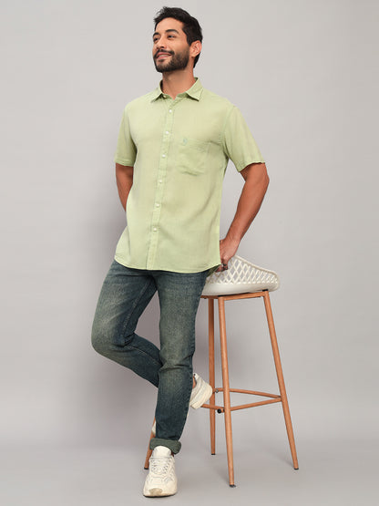 Denim Jeans for Men l Breathable & Soft with Color Fastness Ultra Narrow Fit Cotton Fabric Solid Pattern Button Closure