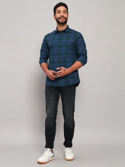 Denim Jeans for Men l Breathable & Soft with Color Fastness Ultra Narrow Fit Cotton Fabric Solid Pattern Button Closure