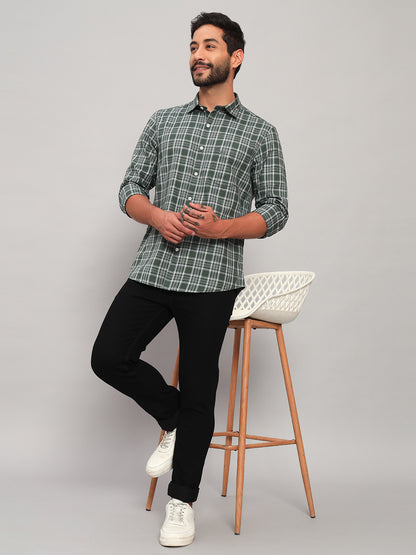 Denim Jeans for Men l Breathable & Soft with Color Fastness Ultra Narrow Fit Cotton Fabric Solid Pattern Button Closure