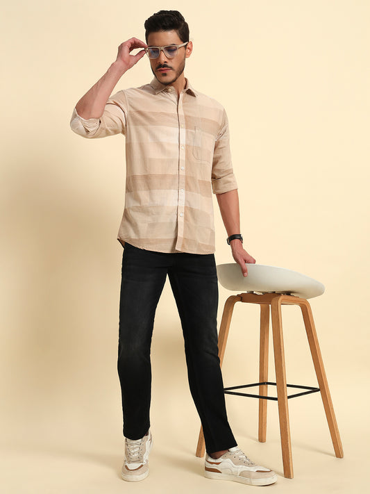 Denim Jeans for Men l Breathable & Soft with Color Fastness Ultra Narrow Fit Cotton Fabric Solid Pattern Button Closure