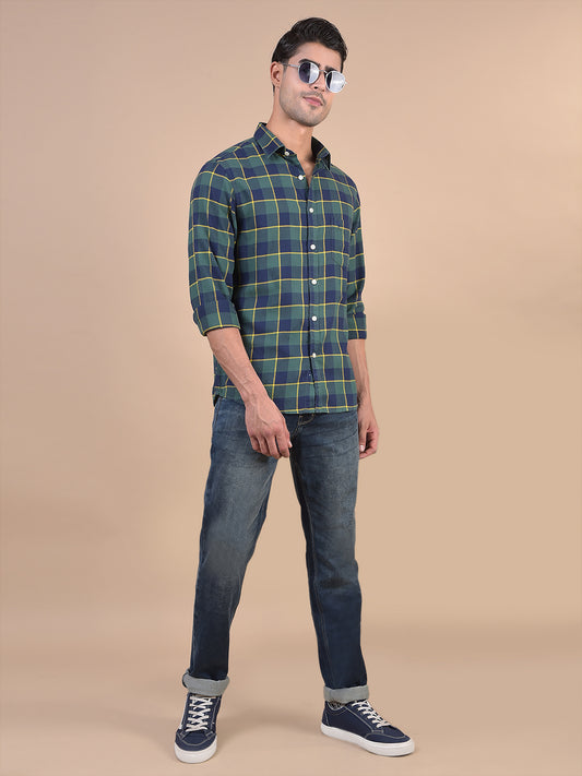 Denim Jeans for Men l Breathable & Soft with Color Fastness Ultra Narrow Fit Cotton Fabric Solid Pattern Button Closure