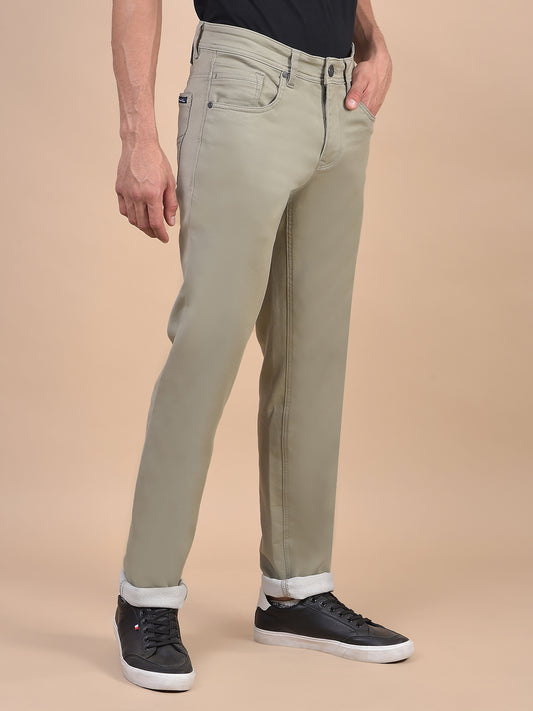 Denim Jeans for Men l Breathable & Soft with Color Fastness Ultra Narrow Fit Cotton Fabric Solid Pattern Button Closure