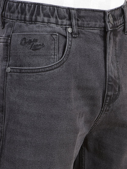 Denim Jeans for Men l Breathable & Soft with Color Fastness Straight Fit Cotton Fabric Solid Pattern Button Closure