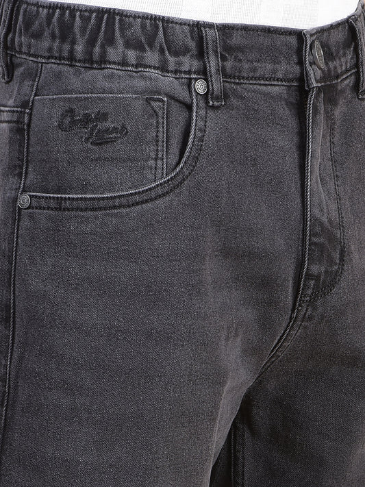 Denim Jeans for Men l Breathable & Soft with Color Fastness Straight Fit Cotton Fabric Solid Pattern Button Closure