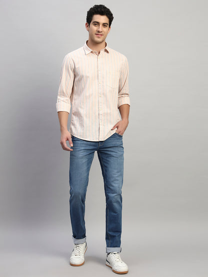 Denim Jeans for Men l Breathable & Soft with Color Fastness Ultra Narrow Fit Cotton Fabric Solid Pattern Button Closure