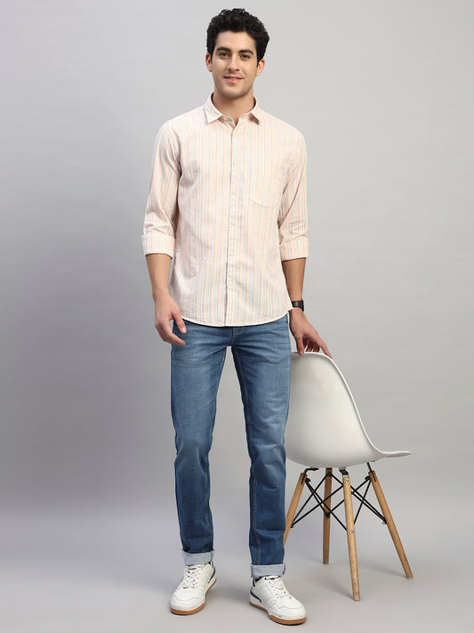 Denim Jeans for Men l Breathable & Soft with Color Fastness Ultra Narrow Fit Cotton Fabric Solid Pattern Button Closure