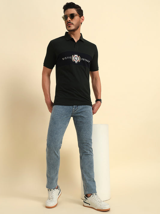 Denim Jeans for Men l Breathable & Soft with Color Fastness Slim Fit Cotton Fabric Solid Pattern Button Closure