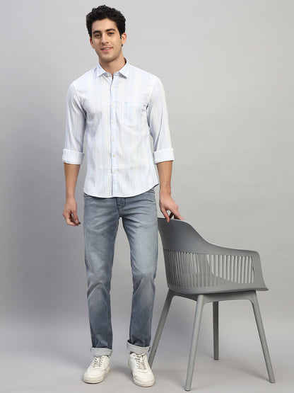 Denim Jeans for Men l Breathable & Soft with Color Fastness Ultra Narrow Fit Cotton Fabric Solid Pattern Button Closure