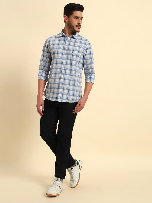 Denim Jeans for Men l Breathable & Soft with Color Fastness Straight Fit Cotton Fabric Solid Pattern Button Closure