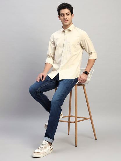 Denim Jeans for Men l Breathable & Soft with Color Fastness Ultra Narrow Fit Cotton Fabric Solid Pattern Button Closure