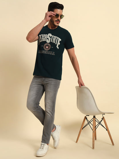 Denim Jeans for Men l Breathable & Soft with Color Fastness Slim Fit Cotton Fabric Solid Pattern Button Closure