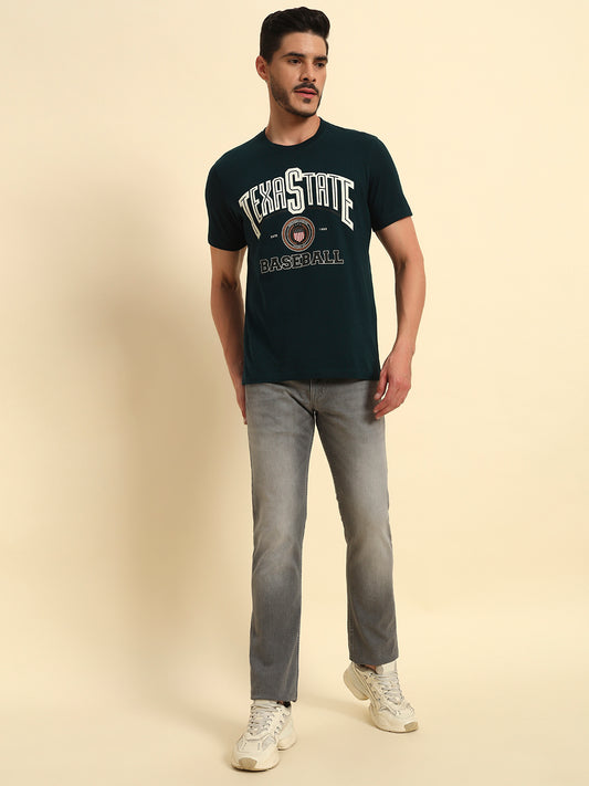 Denim Jeans for Men l Breathable & Soft with Color Fastness Straight Fit Cotton Fabric Solid Pattern Button Closure