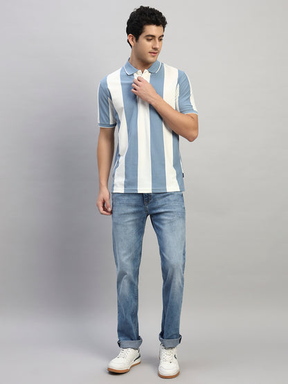 Denim Jeans for Men l Breathable & Soft with Color Fastness Straight Fit Cotton Fabric Solid Pattern Button Closure