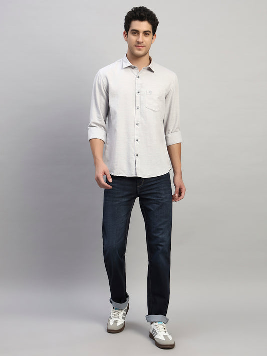 Denim Jeans for Men l Breathable & Soft with Color Fastness Straight Fit Cotton Fabric Solid Pattern Button Closure