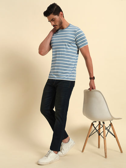 Denim Jeans for Men l Breathable & Soft with Color Fastness Straight Fit Cotton Fabric Solid Pattern Button Closure