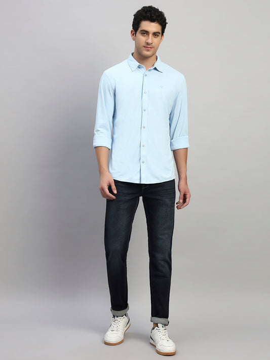 Denim Jeans for Men l Breathable & Soft with Color Fastness Ultra Narrow Fit Cotton Fabric Solid Pattern Button Closure