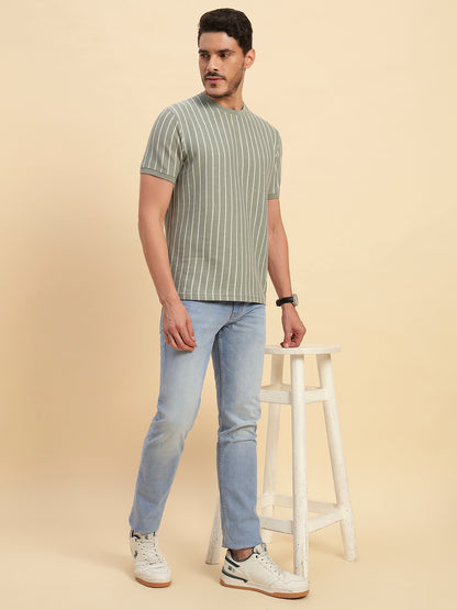 Denim Jeans for Men l Breathable & Soft with Color Fastness Slim Fit Cotton Fabric Solid Pattern Button Closure