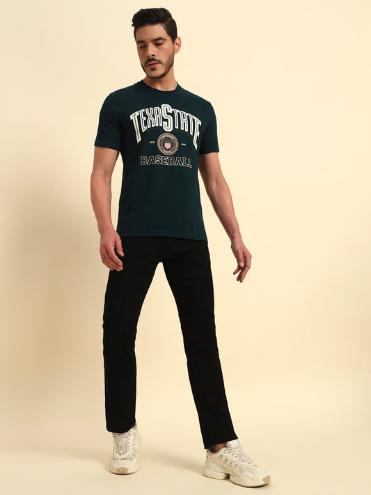 Denim Jeans for Men l Breathable & Soft with Color Fastness Straight Fit Cotton Fabric Solid Pattern Button Closure