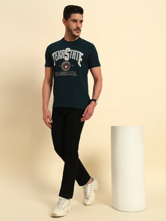 Denim Jeans for Men l Breathable & Soft with Color Fastness Straight Fit Cotton Fabric Solid Pattern Button Closure