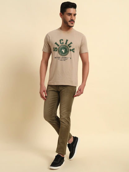 Denim Jeans for Men l Breathable & Soft with Color Fastness Straight Fit Cotton Fabric Solid Pattern Button Closure