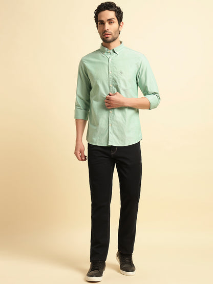 Denim Jeans for Men | Breathable & Soft with Color Fastness Slim Fit Cotton Fabric Solid Pattern Button Closure