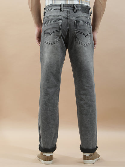 Denim Jeans for Men l Breathable & Soft with Color Fastness Slim Fit Polycotton Fabric Solid Pattern
