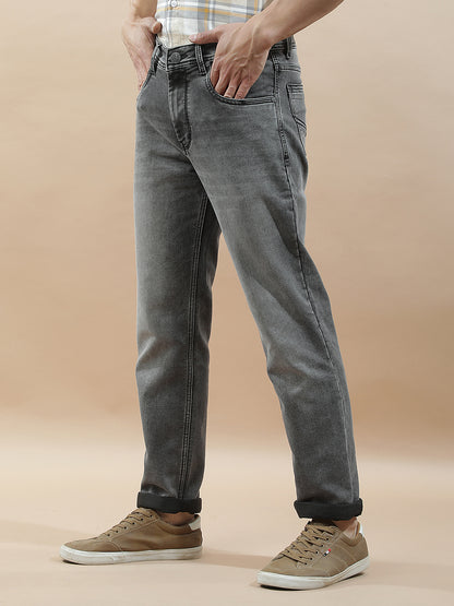 Denim Jeans for Men l Breathable & Soft with Color Fastness Slim Fit Polycotton Fabric Solid Pattern