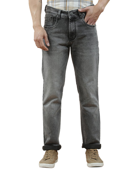 Denim Jeans for Men l Breathable & Soft with Color Fastness Slim Fit Polycotton Fabric Solid Pattern