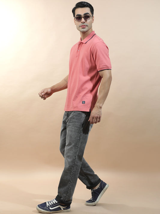 Denim Jeans for Men l Breathable & Soft with Color Fastness Slim Fit Polycotton Fabric Solid Pattern