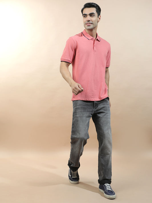 Denim Jeans for Men l Breathable & Soft with Color Fastness Slim Fit Polycotton Fabric Solid Pattern