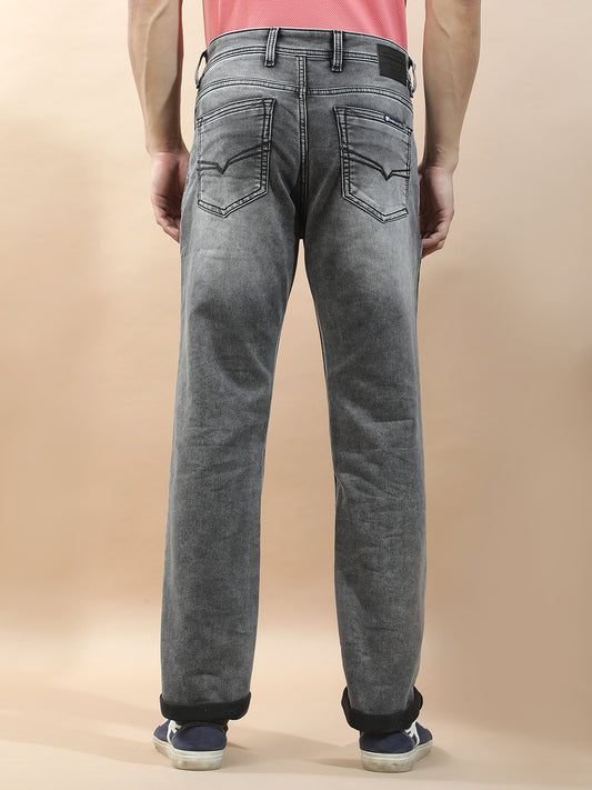 Denim Jeans for Men l Breathable & Soft with Color Fastness Slim Fit Polycotton Fabric Solid Pattern