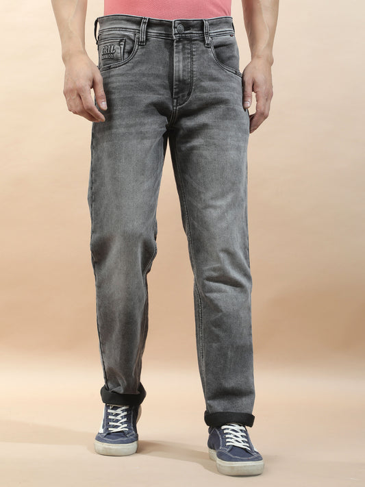 Denim Jeans for Men l Breathable & Soft with Color Fastness Slim Fit Polycotton Fabric Solid Pattern