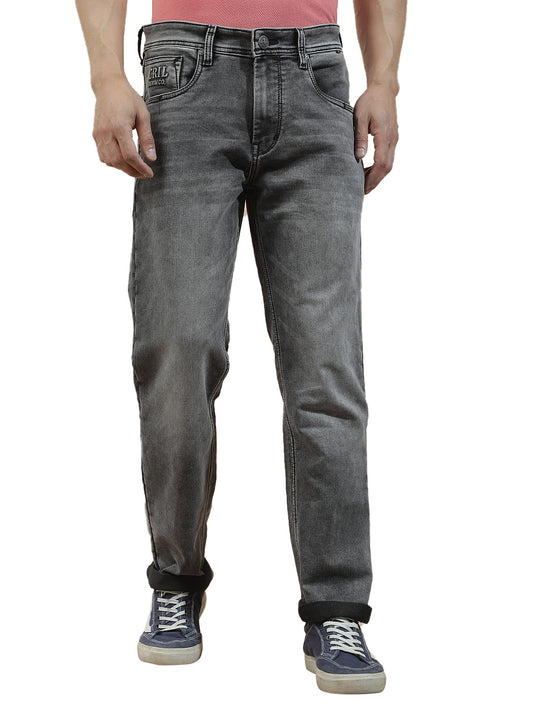 Denim Jeans for Men l Breathable & Soft with Color Fastness Slim Fit Polycotton Fabric Solid Pattern