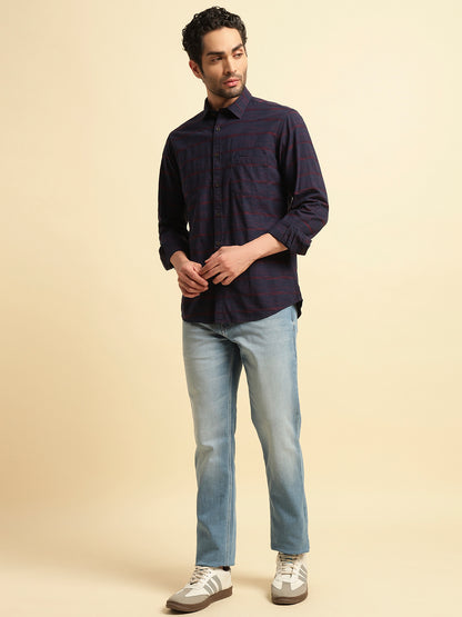 Denim Jeans for Men | Breathable & Soft with Color Fastness Straight Fit Cotton Fabric Solid Pattern Button Closure