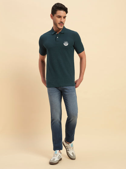 Denim Jeans for Men l Breathable & Soft with Color Fastness Slim Fit Cotton Fabric Solid Pattern Button Closure