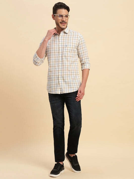 Denim Jeans for Men l Breathable & Soft with Color Fastness Slim Fit Cotton Fabric Solid Pattern Button Closure