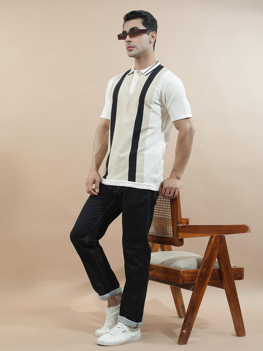 Denim Jeans for Men l Breathable & Soft with Color Fastness Straight Fit Polycotton Fabric Solid Pattern