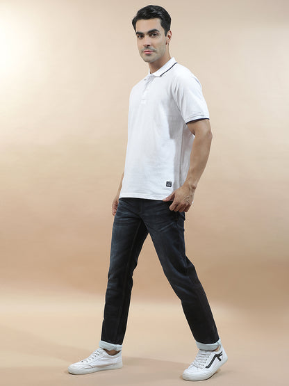 Denim Jeans for Men l Breathable & Soft with Color Fastness Slim Fit Polycotton Fabric Solid Pattern